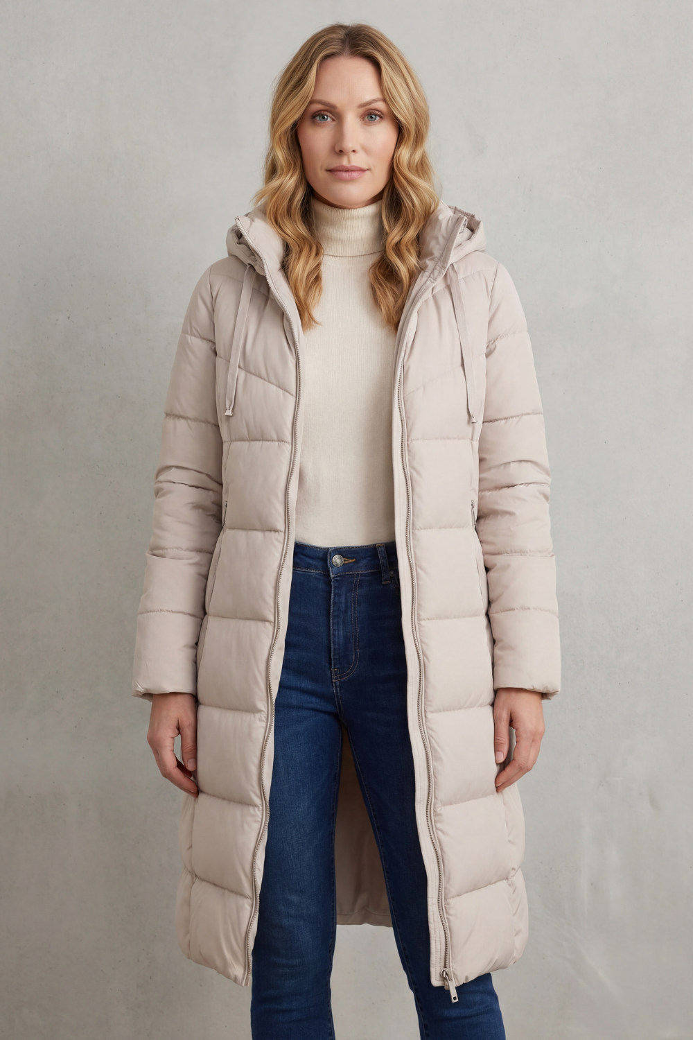 Langley – Jaqueta Puffer Longa e Quentinha Feminina