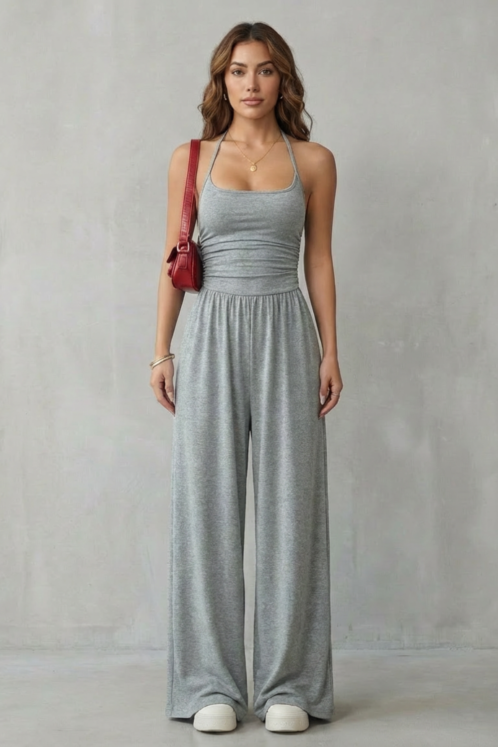 Lunarra – Alças duplas – Macacão pantalona