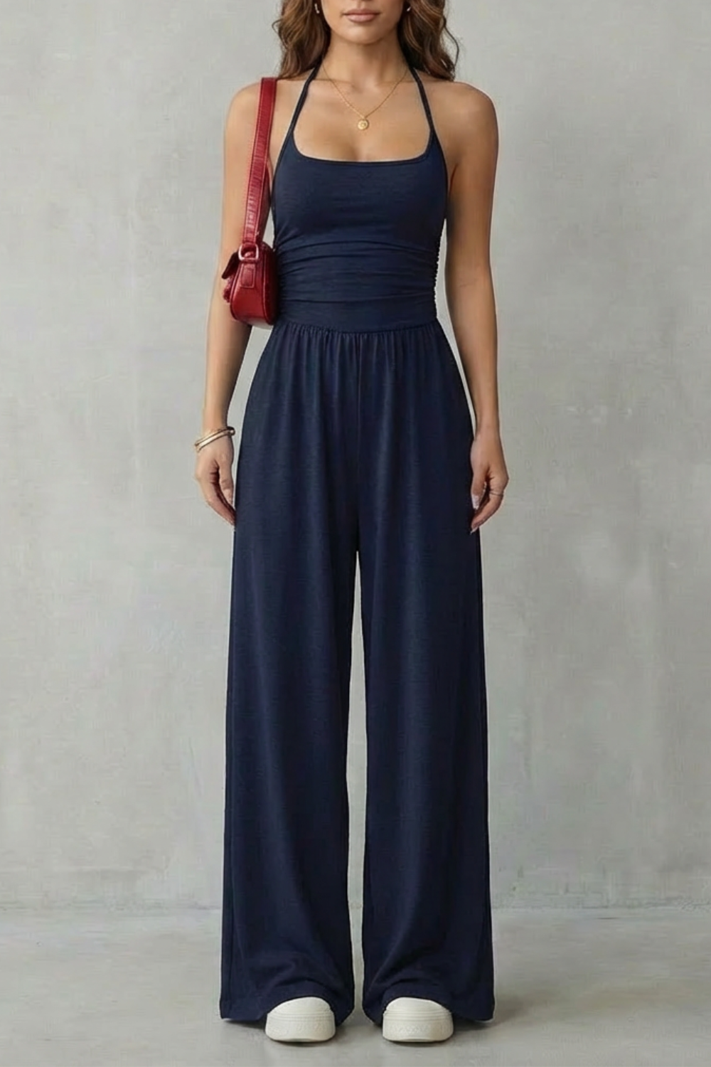 Lunarra – Alças duplas – Macacão pantalona