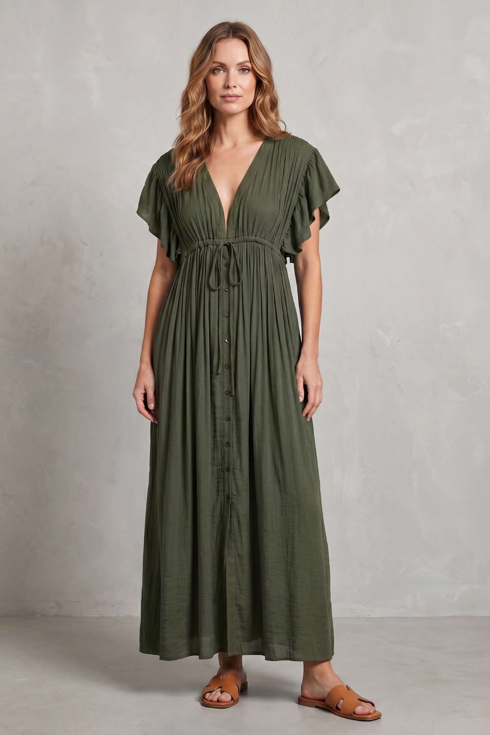 Lunéa – Elegância resort leve – Vestido longo