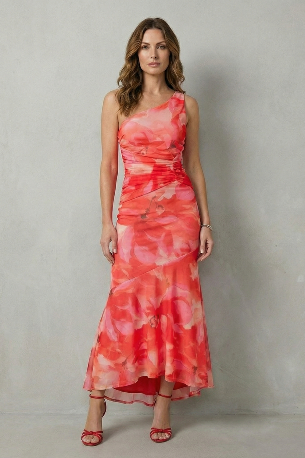 Marissa – Elegância floral – Vestido Longo Ombro a Ombro Feminino