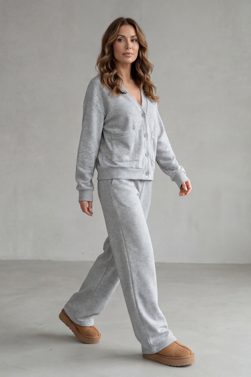 Mirelline – Charme com botões – Conjunto lounge