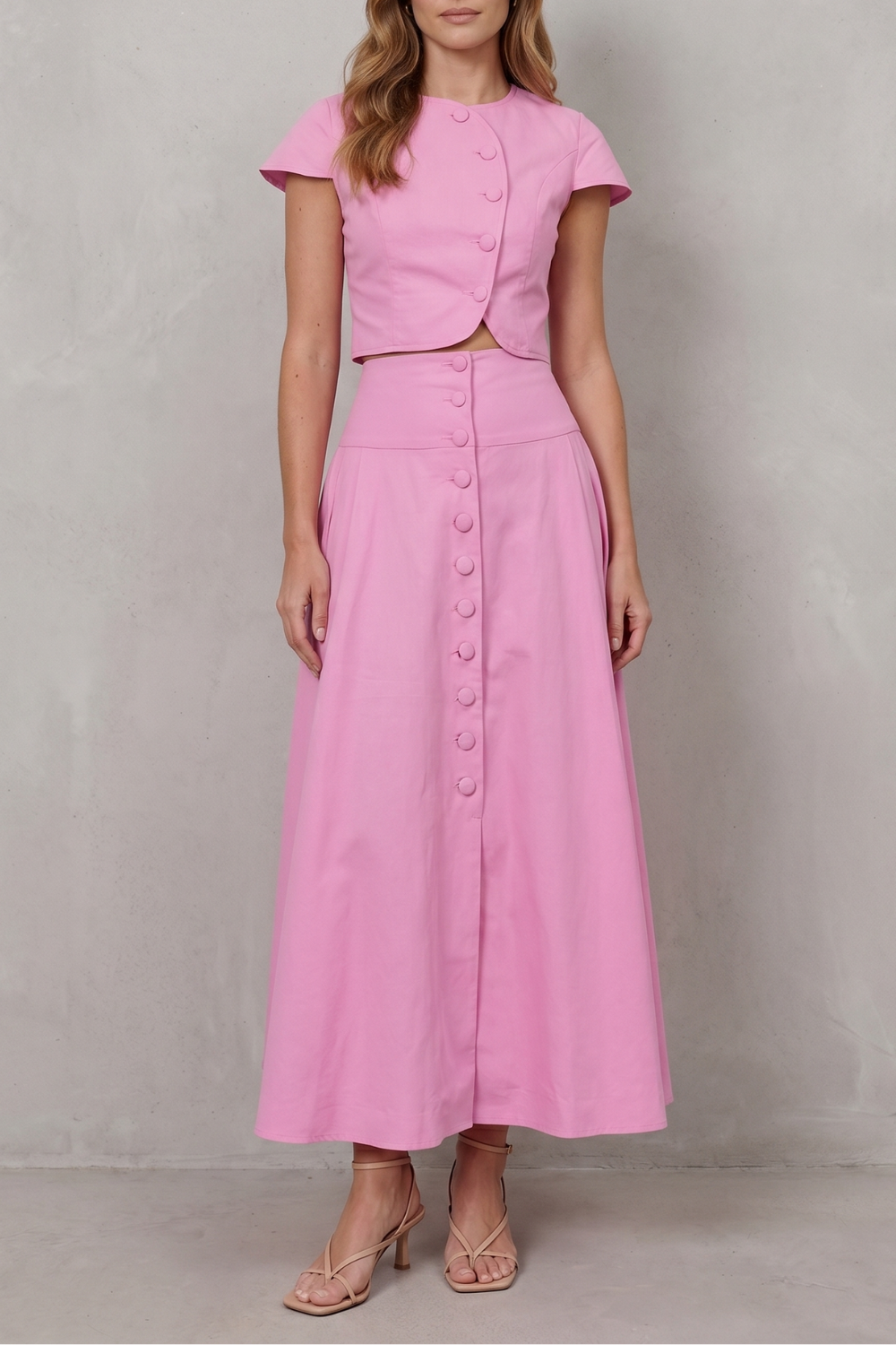 Rosaline – Elegância parisiense – Conjunto de saia