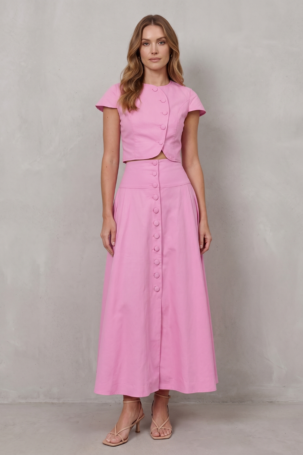 Rosaline – Elegância parisiense – Conjunto de saia