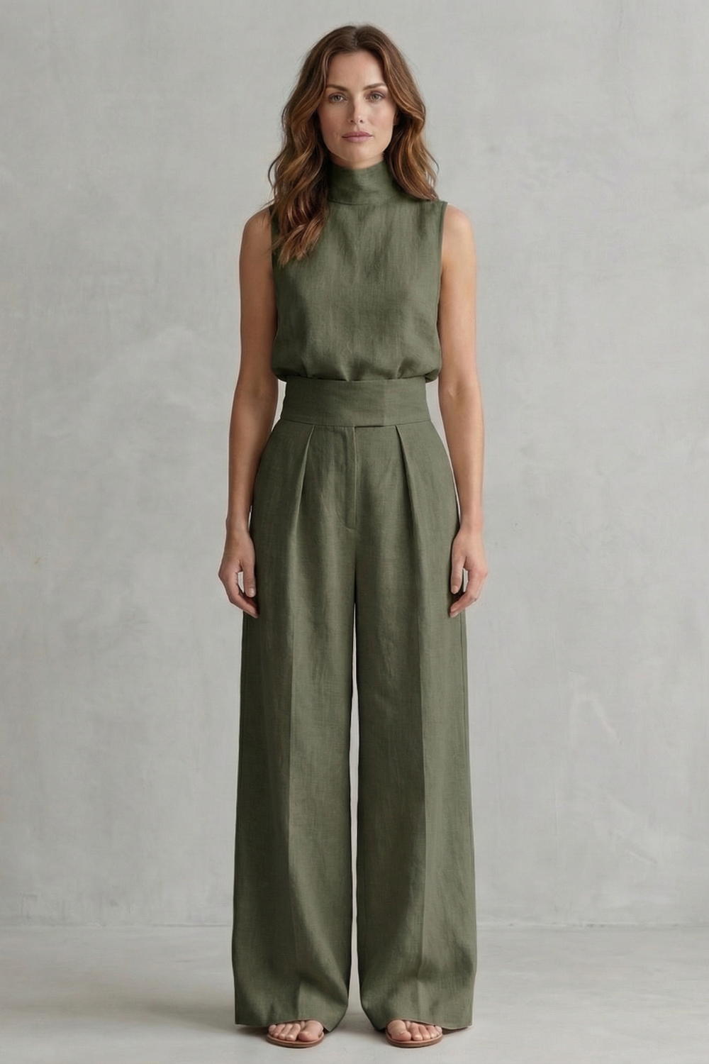 Serelisse – Elegância minimalista – Conjunto pantalona