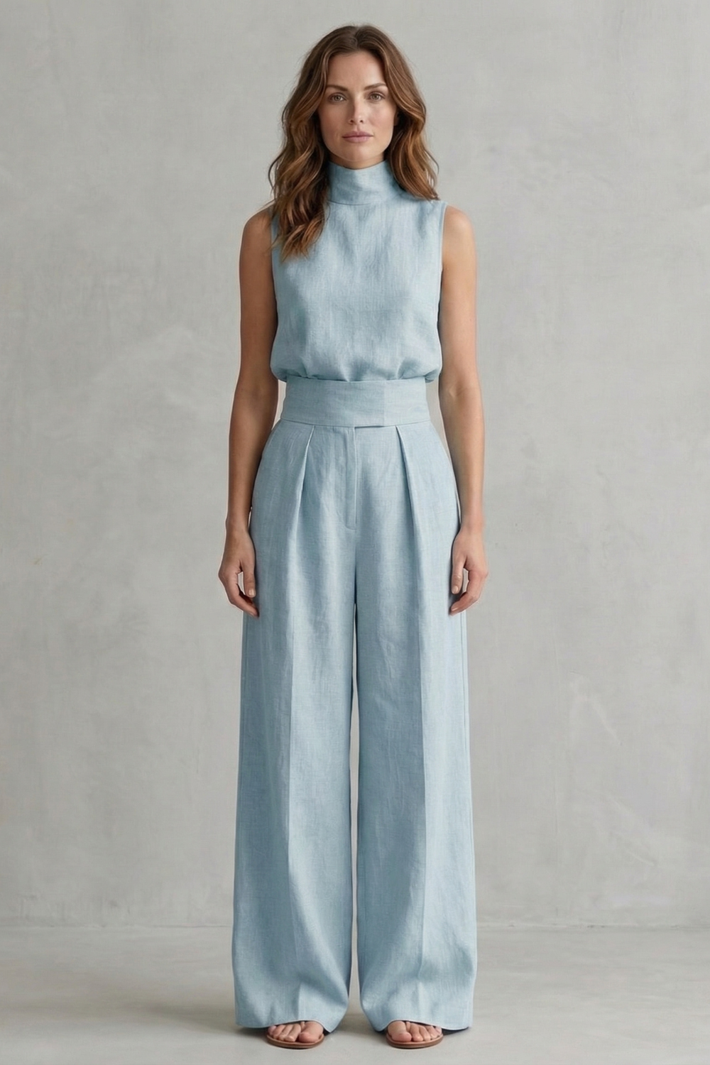 Serelisse – Elegância minimalista – Conjunto pantalona