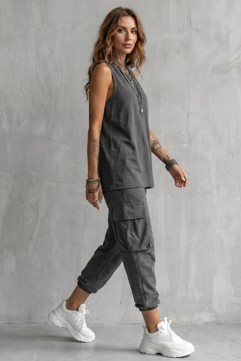 Velmora – Conforto urbano utilitário – Conjunto de duas peças