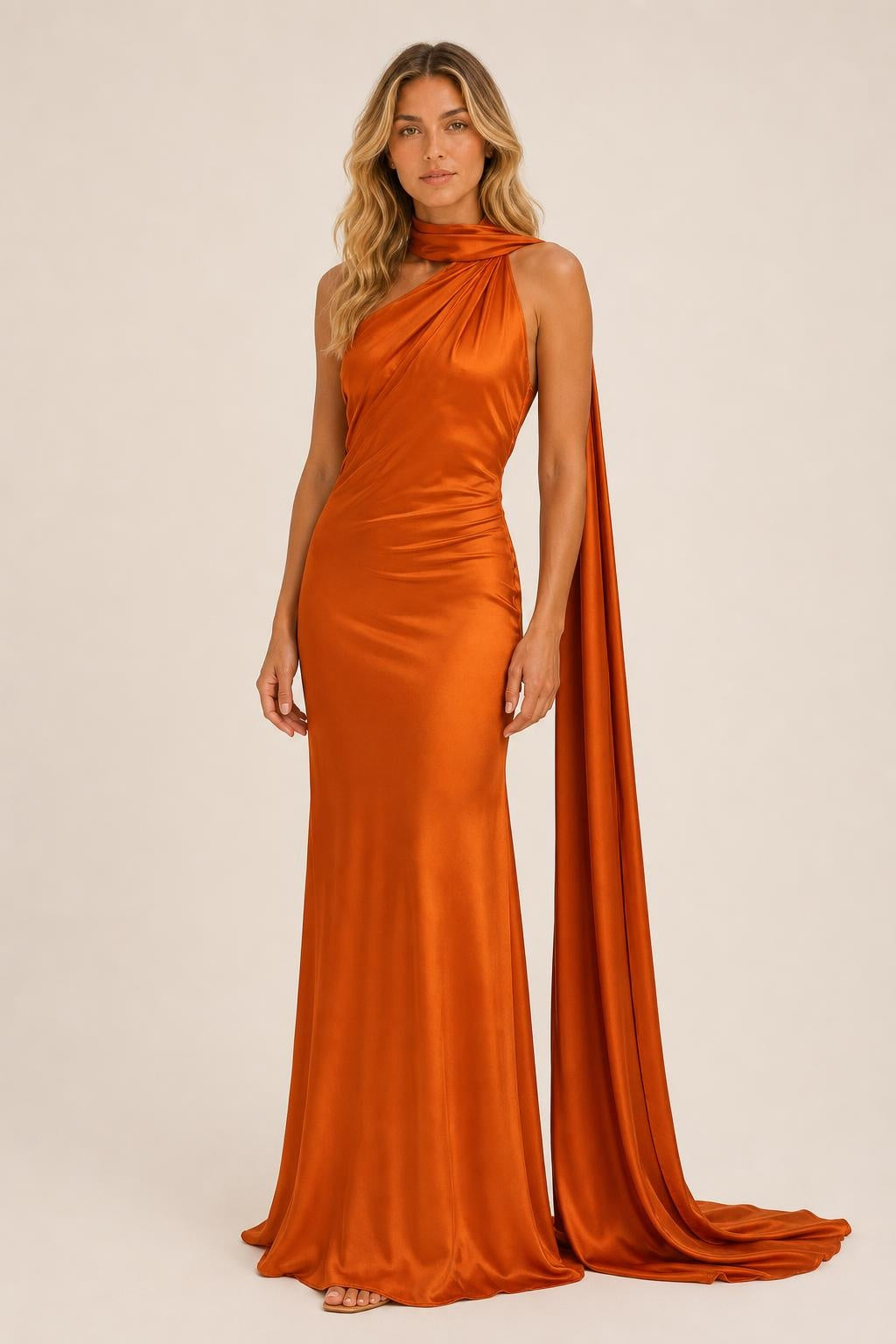 Vestido Longo Cetim Um Ombro Só com Capa Lateral - Isabel — studio_front — Sofia [b4e7d411-2563-4499-a16f-39b5f2186c12]